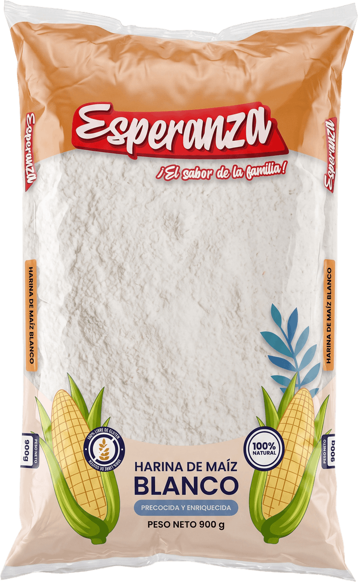 Empaque de Harina de Maíz Precocida Esperanza de 1 kg